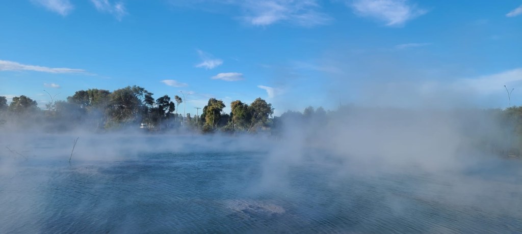 Geothermal activity in Kuirau Park